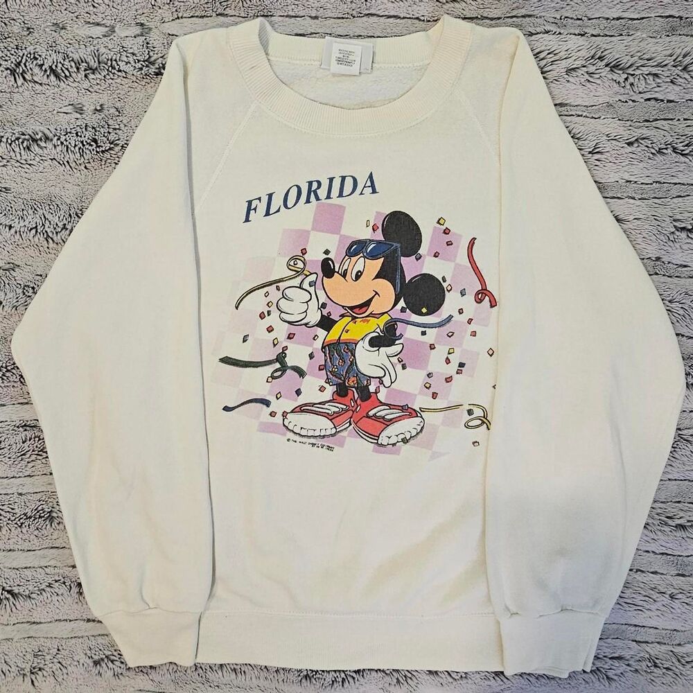 Disney Men's Cream Sweatshirt